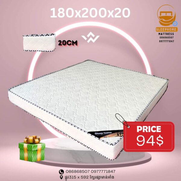 Mattress 180x200x20cm